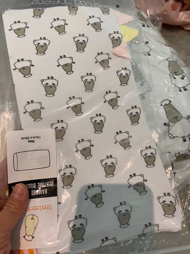 Baabaasheepz Case Small Medium Large Baa Baa Sheepz Cover Guling Bamboo Bedtime Sarung Bantal Pillow