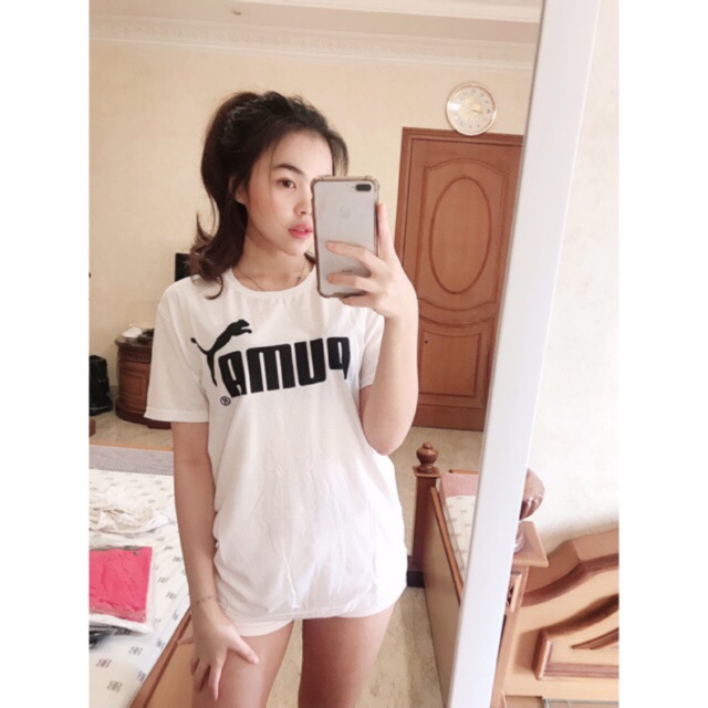 Kaos Katun Wanita  Lucu Atasan Baju  Wanita  PUMA 