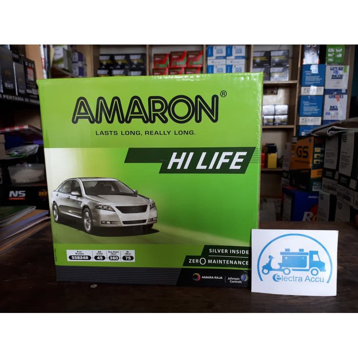 "Aki Mobil Toyota Rush NS60 / 55B24R Amaron Aki Kering"