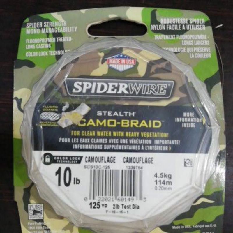 Senar PE USA Spiderwire 125yd 114m