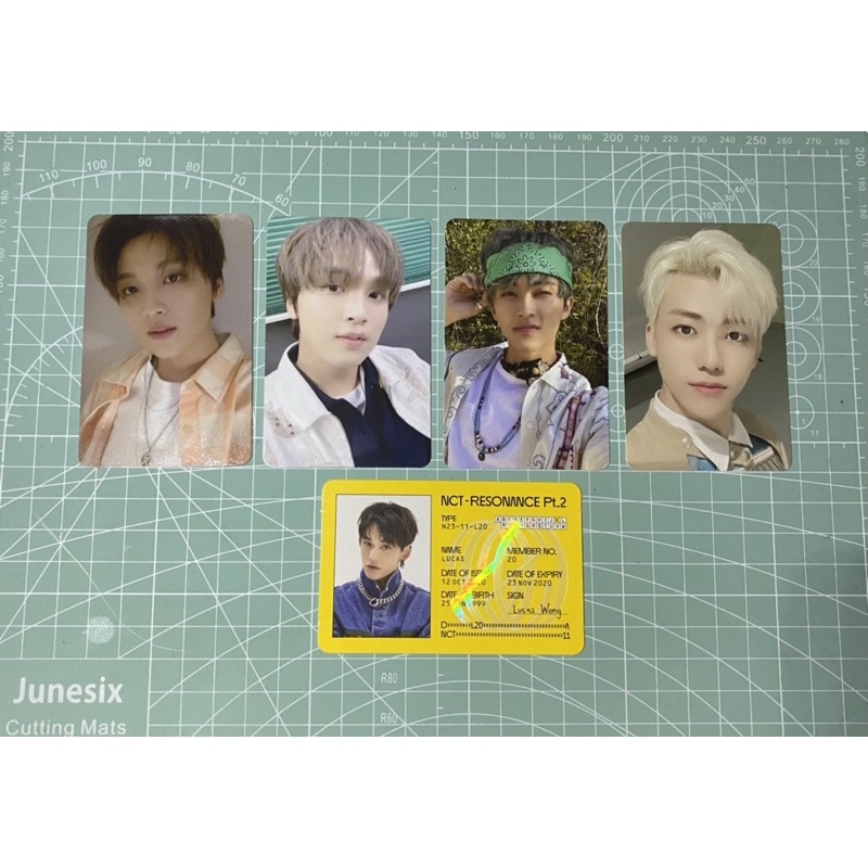 photocard pc haechan jaemin ar selca departure resonance nct