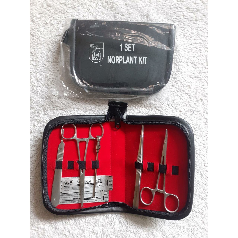 Implant kit implan kit set K B alat implan k b norplant kit norplan kit implan set norplan set
