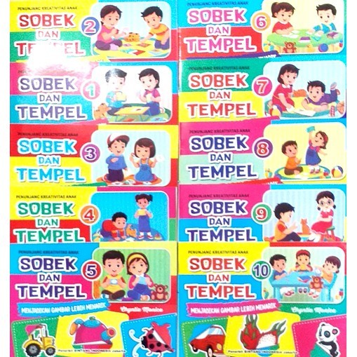 

Buku Aktifitas - SOBEK dan TEMPEL - Buku SOBEK TEMPEL ANAK