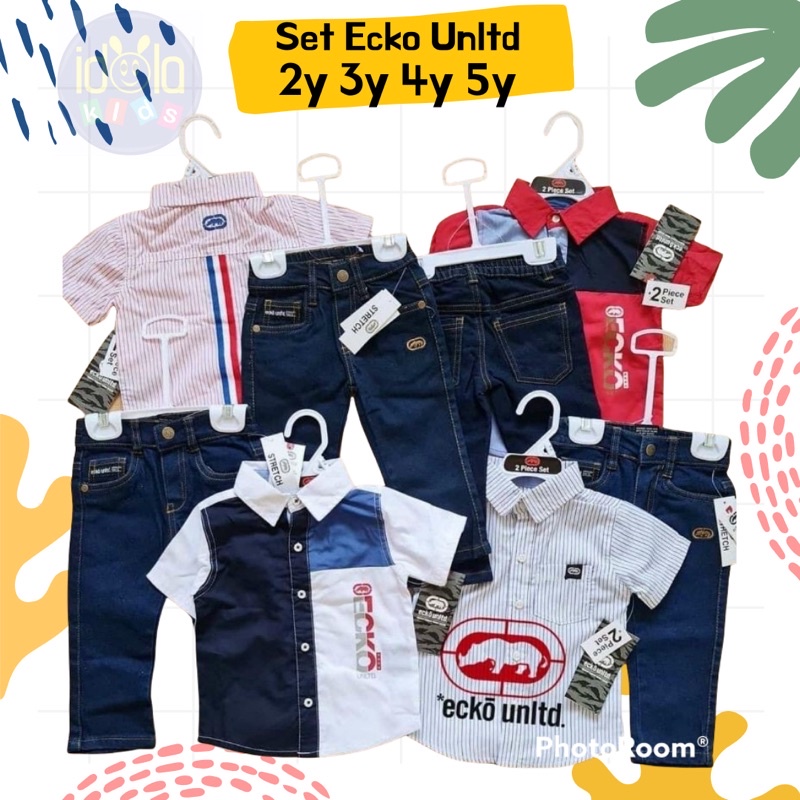 Set 2in1 ecko UNLTD  / setelan anak laki2