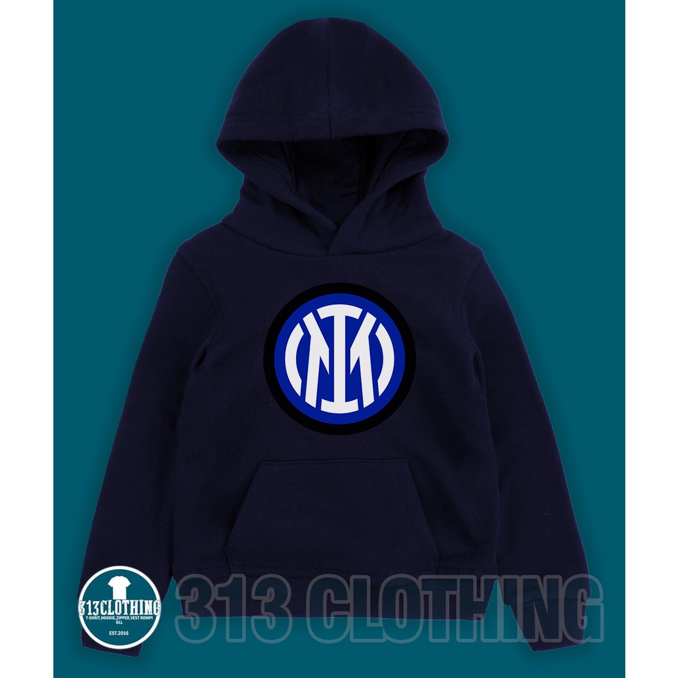 Jaket Hoodie Anak Inter milan Hoodie Sweater Anak Inter Jaket Bola Anak Inter Milan