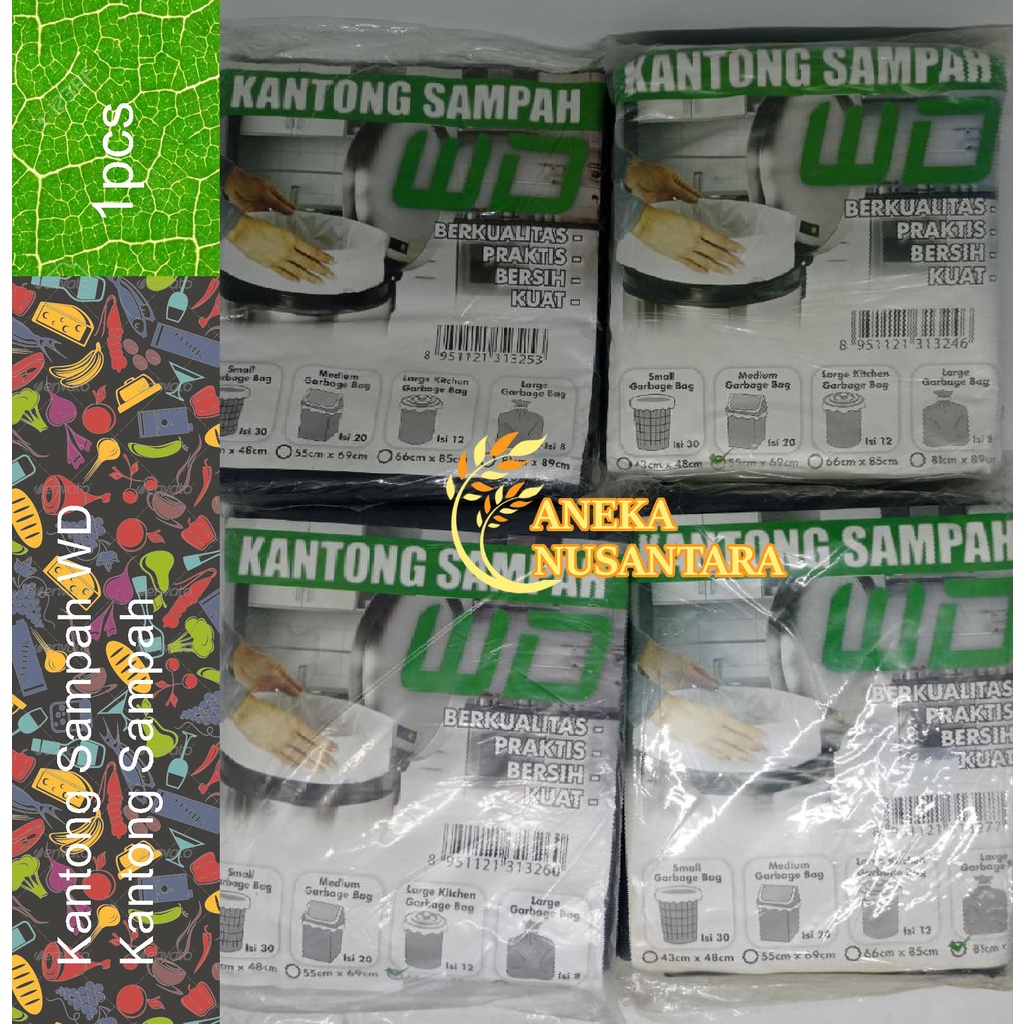 Kantong Sampah Wd / Plastik Sampah Hitam/Kantong Plastik Sampah Hitam