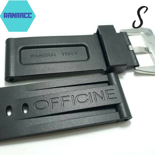 TALI JAM TANGAN PANERAI 26MM 26 mm RUBBER STRAP TALI JAM PANERAI LUMINOR 26MM