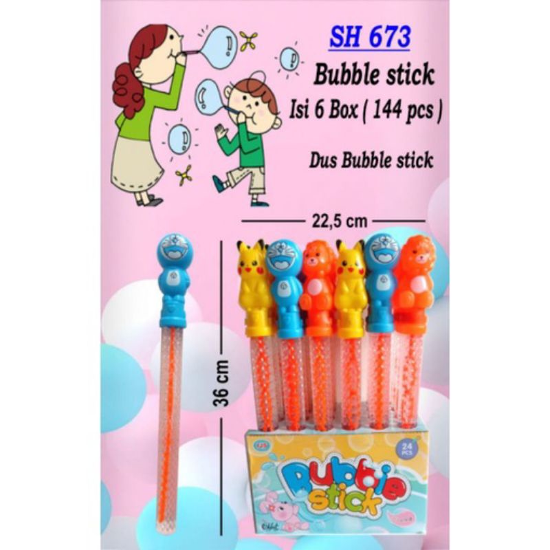 mainan anak tiup gelembung bubble stick balon sabun gelembung tiup balon