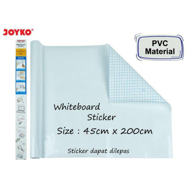 whiteboard sticker stiker papan tulis