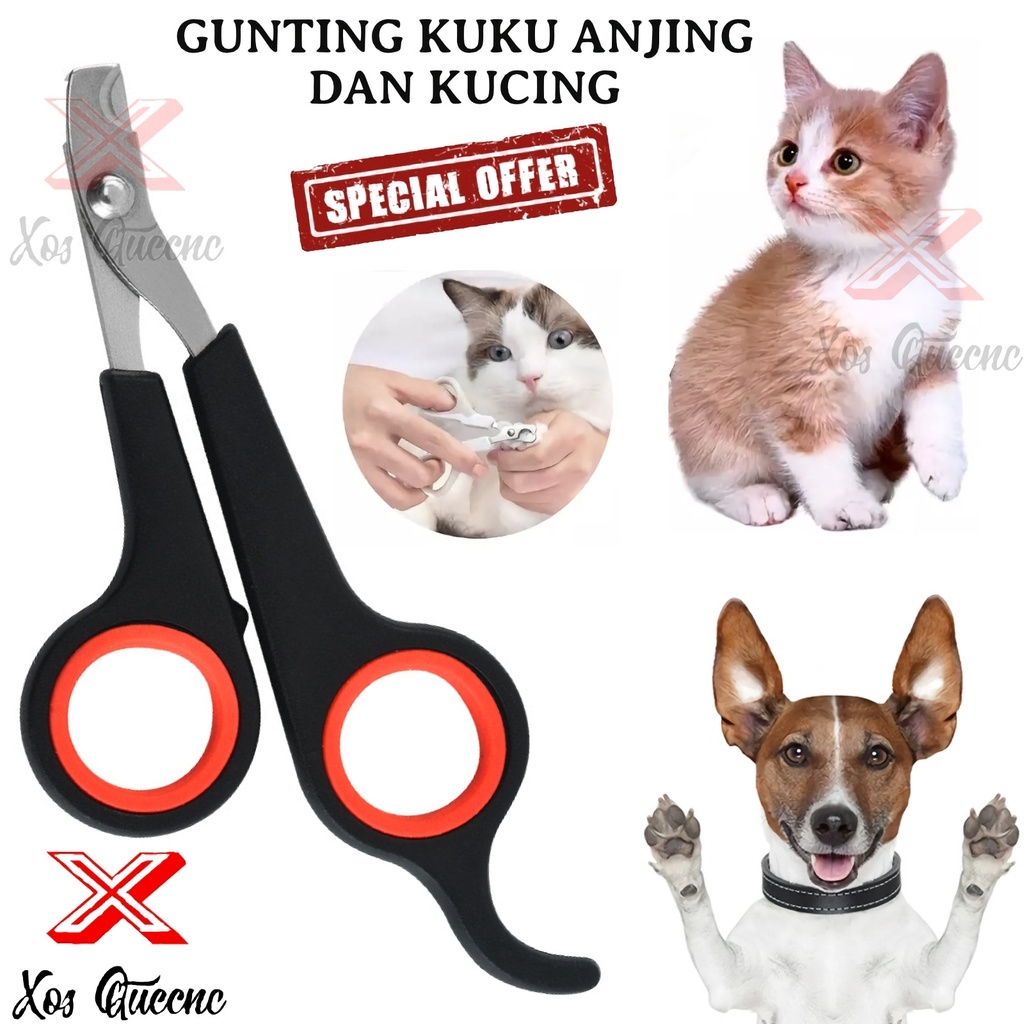 XOQ - Gunting Kuku Anjing Dan Kucing / Gunting Kuku Hewan Peliharaan / Gunting Kuku