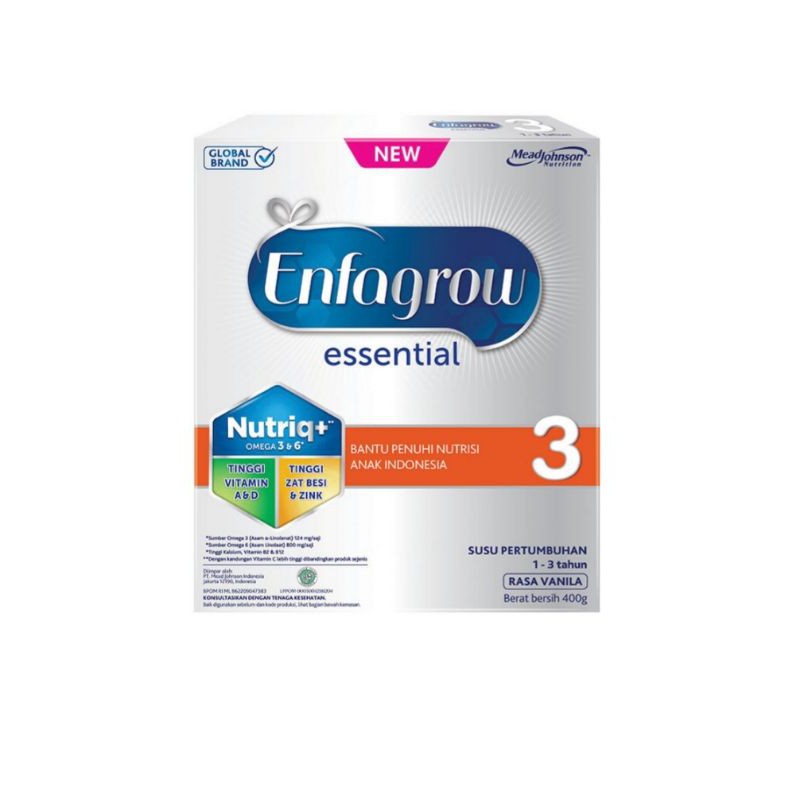 Ed 0424 Enfagrow essential 3+ vanila 400 400g 800g 800