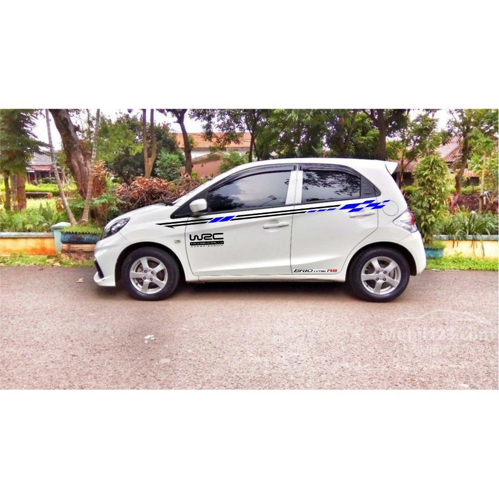 striping brio cutting stiker honda brio stiker brio stiker wrc racing