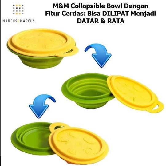 MARCUS &amp; MARCUS COLLAPSIBLE BABY BOWL