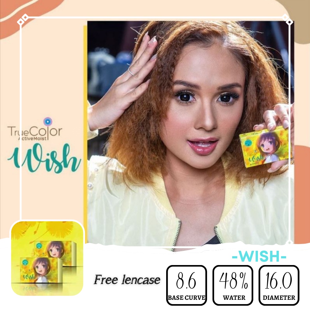 SOFTLENS WISH ( BIG EYES ) DIA. 16.00mm NORMAL &amp; MINUS