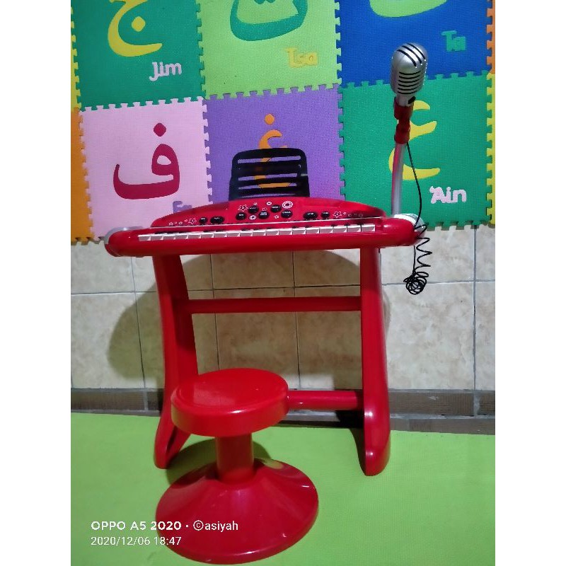 preloved mainan piano elc
