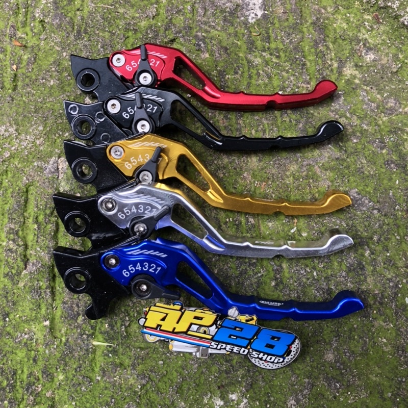 TUAS REM 1 SET MODEL STELAN BAHAN CNC MATIC YAMAHA / HANDLE REN MIO SPORTY MIO SMILE FINO SOUL XEON X-RIDE MIO M3 MIO J MIO S 1 SET MODEL STELAN FULL CNC