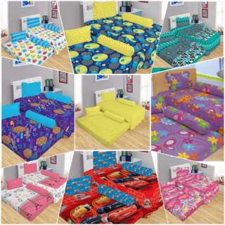 Sprei lady rose Rumbai sorong single 2 in 1 Motif Dewasa 