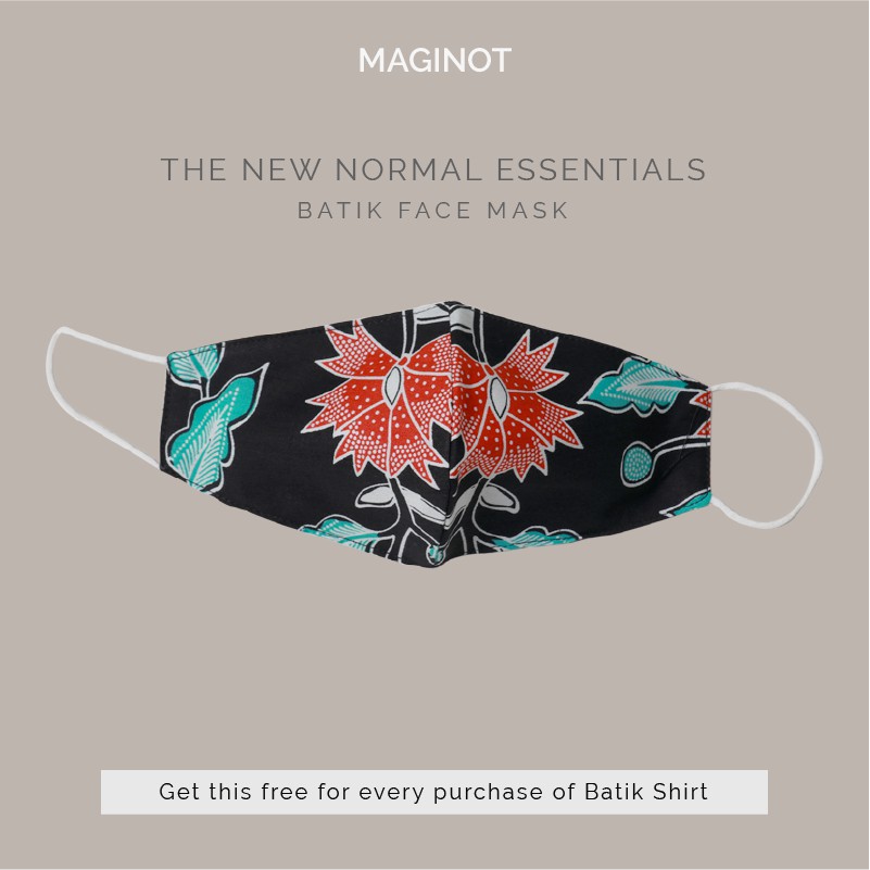 DAVANKA Masker Kain Batik 2 Layer Maginot
