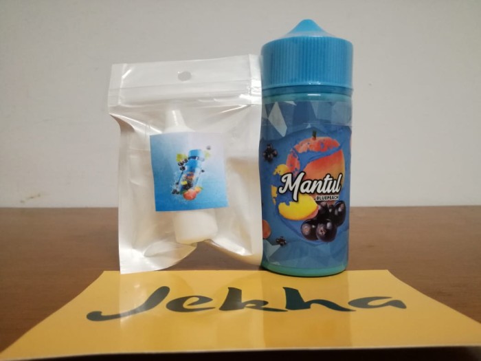 ketengan ecer eceran Puff mantul bluepeach 3mg liquid vape