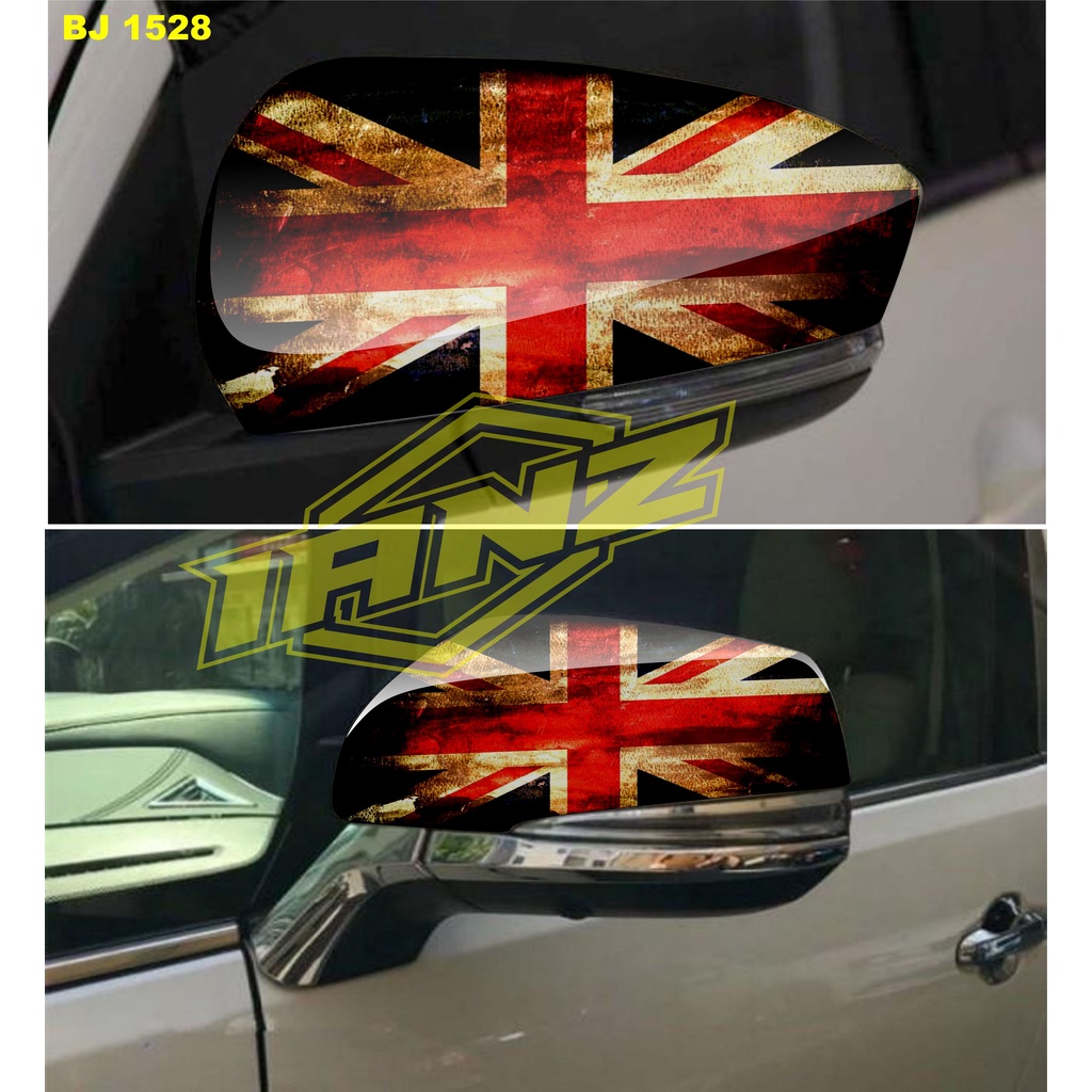 VARIASI STIKER SPION MOBIL BENDERA INGGRIS / STIKER MOBIL / STIKER SPION