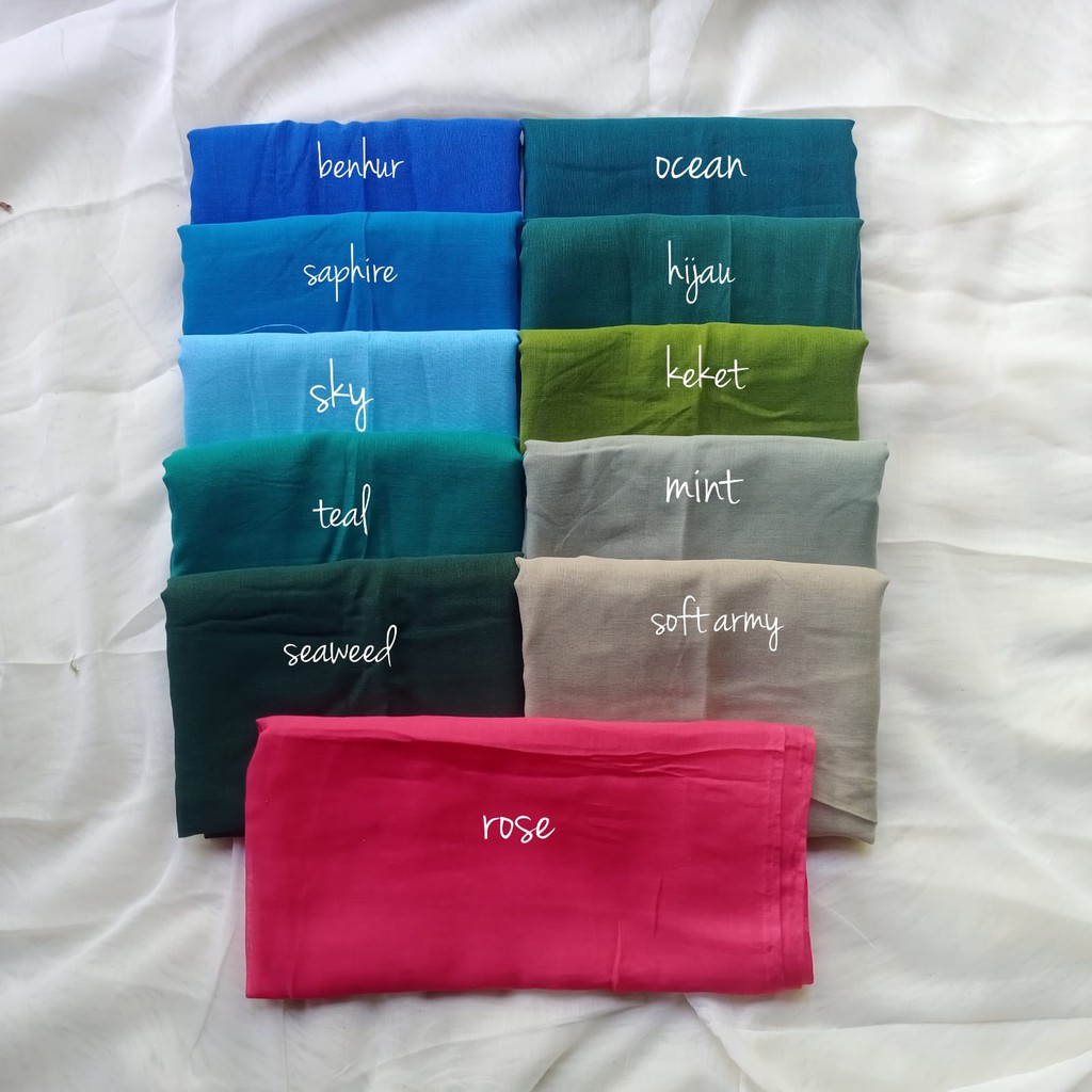 HIJAB GROSIR / HIJAB Paris Polos Kerudung Segiempat Murah BY UMAMA/RED ROSE