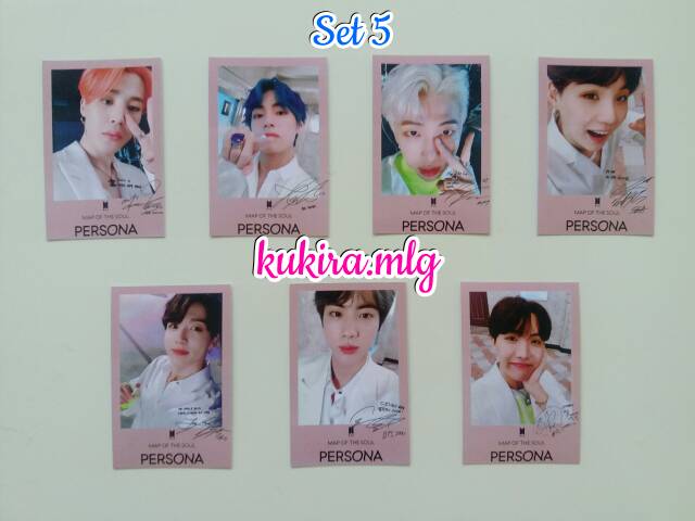 BTS PHOTOCARD DUA SISI GLOSSY