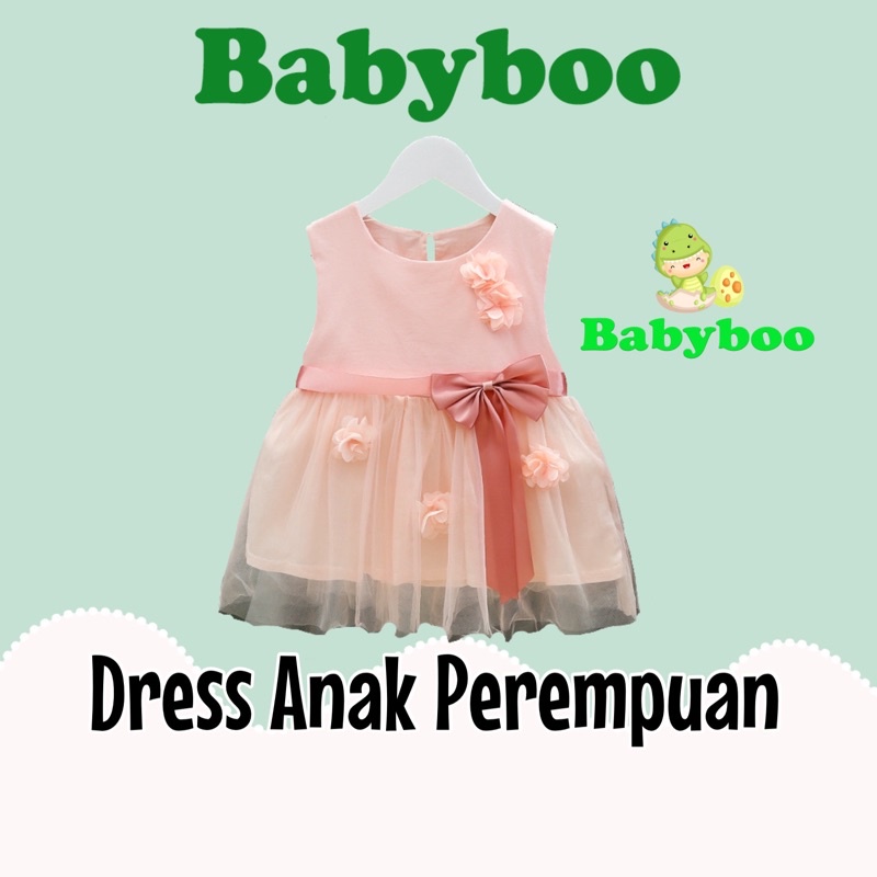 (6-24 bulan) Dress bayi cewek/Dress Anak Perempuan/ Dress Bunga/ Dress Princess