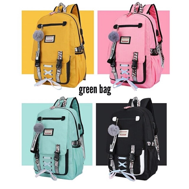 Ransel korea tali backpack sekolah ransel sekolah anak backpack anak murah ransel doughnuts