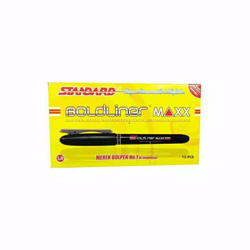 

Standard Pen Pulpen BoldLiner MAXX 1.0 ( Satuan ) Bulpen / Ballpoint / Bolpen / Bolpoin / Pena