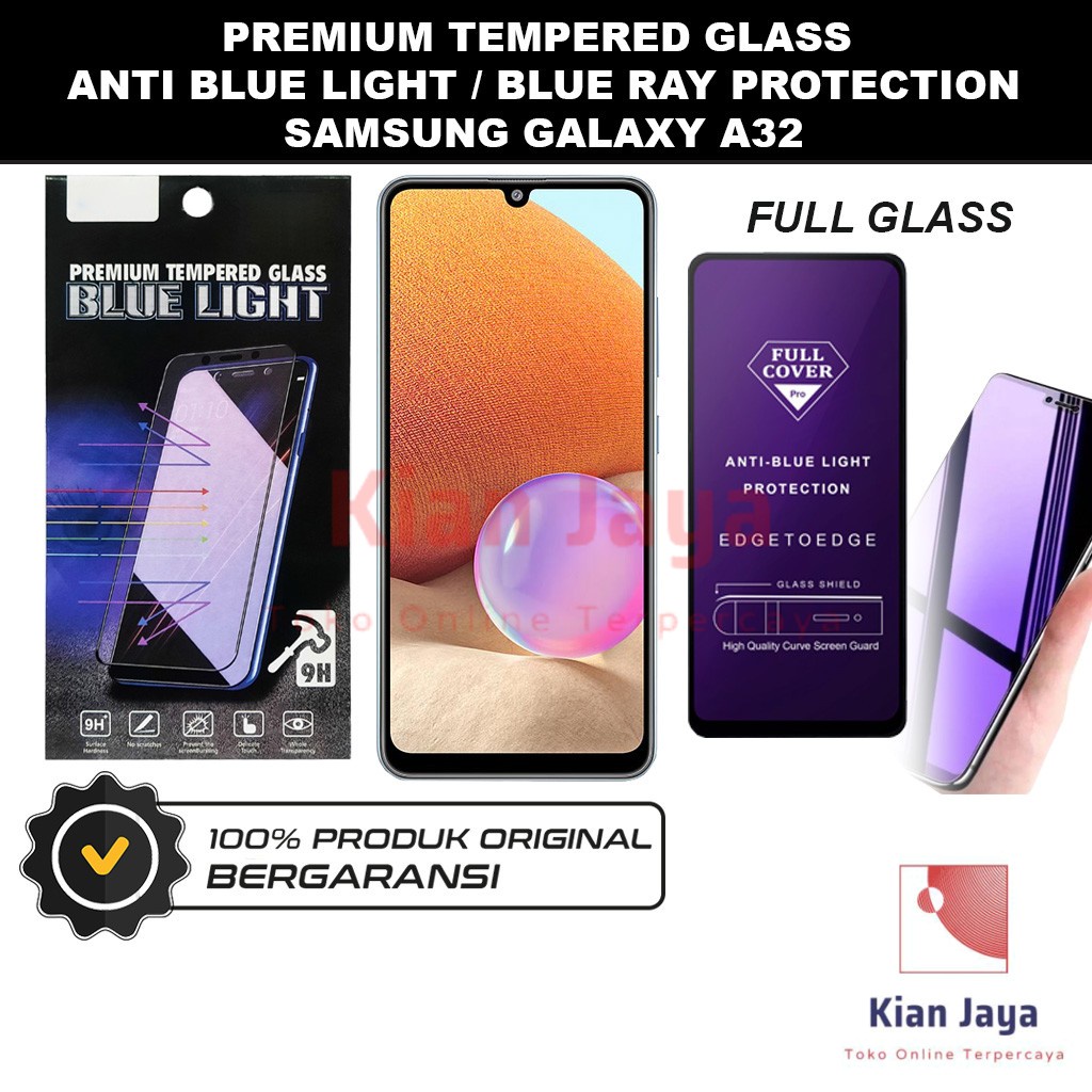 Tempered Glass Samsung Galaxy A32 Anti Blue Light Hp Temper Anti Gores