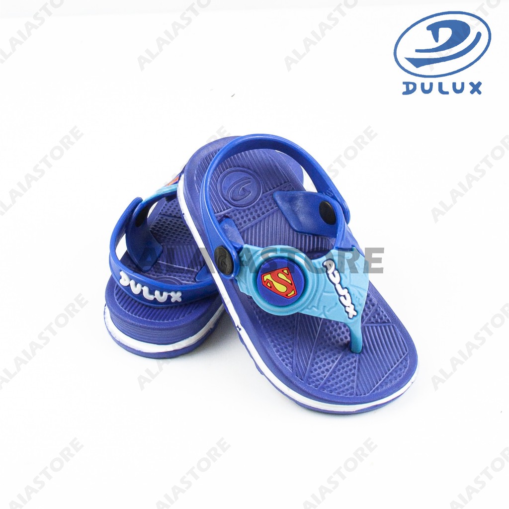 Sandal Jepit Let anak laki Captain America &amp; Superman Dulux 293E