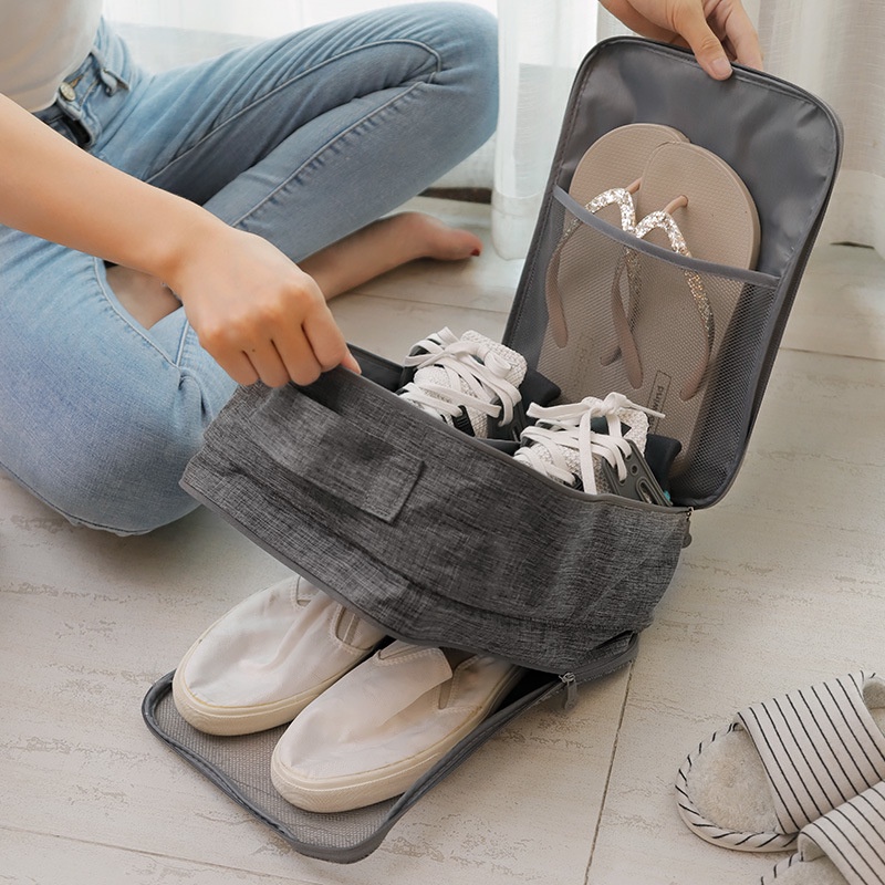 Tas Sepatu Travel Shoes Bag Korean Travel Shoes Bag Tas Sepatu Portable Besar Tas Sepatu Olahraga