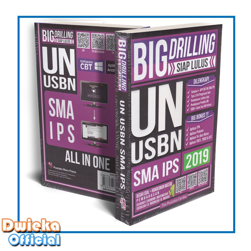 Buku  Siap Lulus UN UNAS USBN SMA IPS 2019