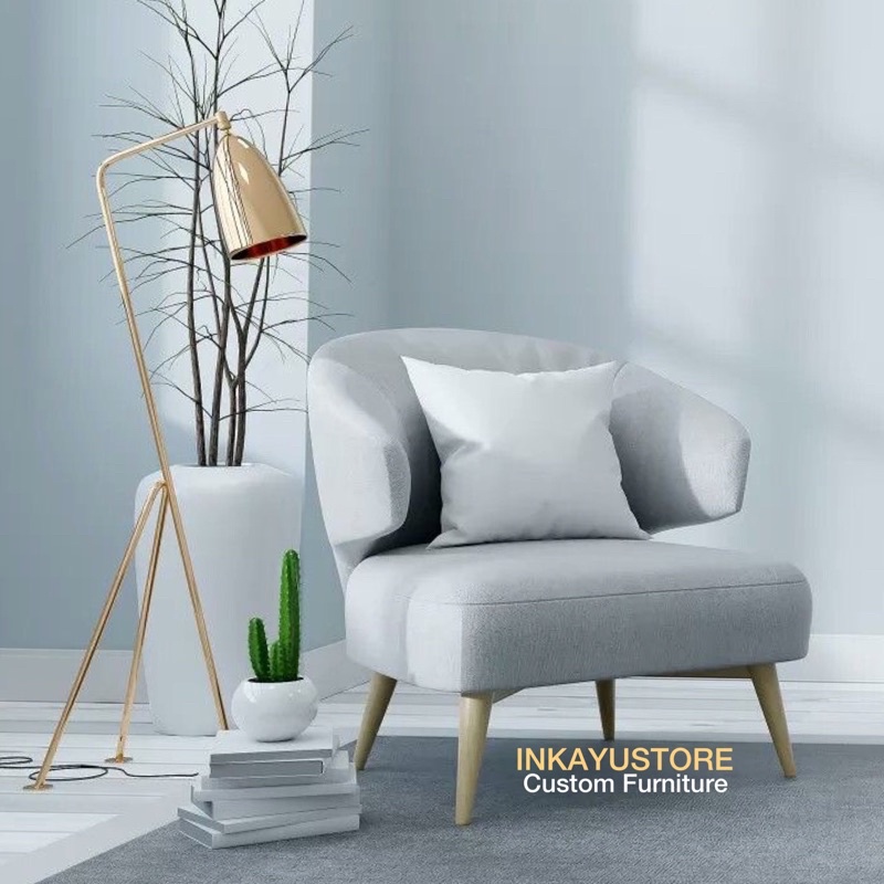 SOFA SINGLE MINIMALIS CANTIK, SOFA MINIMALIS SINGLE TERBARU