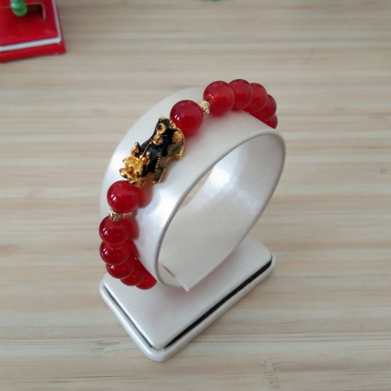 18k.. Gelang Batu Pixiu 3D, Batas Gelang 18k