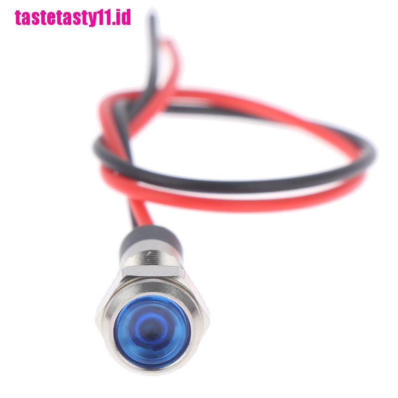 (TTID) P67 Lampu Indikator Peringatan led 6mm 3v 5v 6v 12v 24v Anti Air Bahan metal