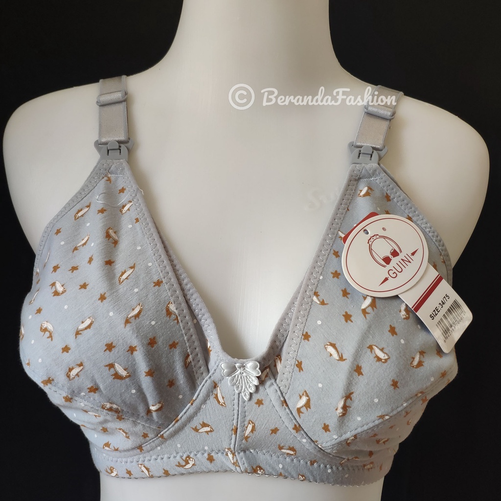 Bra menyusui maternity bra bh tanpa busa cup C size 34-40 Guini 813