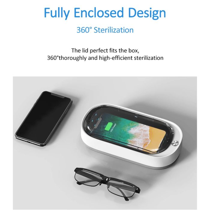 USAMS Ultraviolet UV Sterilizer Disinfection Box UVC UV-C Phone HP