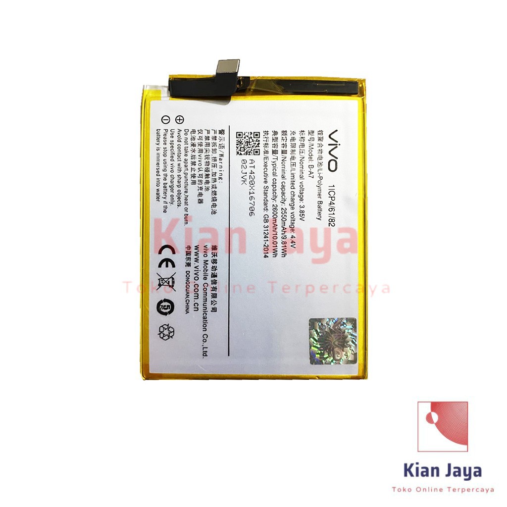 Baterai Vivo V3 / B-A7 Original OEM Batre Batrai Battery Hp V 3 BA7 Ori