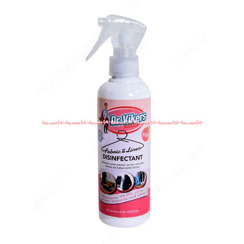 Dr Vikers Fabric Liner Disinfectant 250ml Anti Bakteri Virus Untuk Baju Viker Dr.Viker's