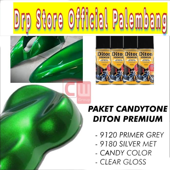 Paket Cat Motor DITON PREMIUM Candy Tone - Khusus Permintaan Custumer