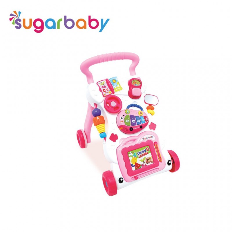 Sugar Baby Mini Car Push Baby Walker with Weight Bottle - Pilih Motif