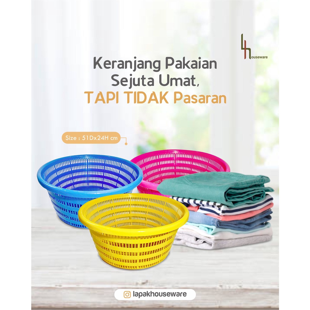 Keranjang Pakaian 559 Warna / Keranjang Pakaian Tebal / Keranjang Pakaian Besar