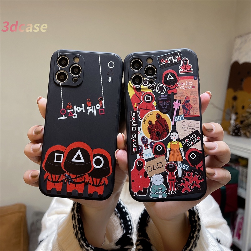 Case Xiaomi Redmi POCO C3 X3 NFC X3 PRO M3 Redmi 9 9C NFC 9A 9i 9T 9AT 9 PRO Power 10X POCO M2 PRO Redmi Note 9 8 10 10S 9 PRO MAX 9S  A16 A7 A5S A15 Y12 Y20 Tide Brand Squid Game Soft Case