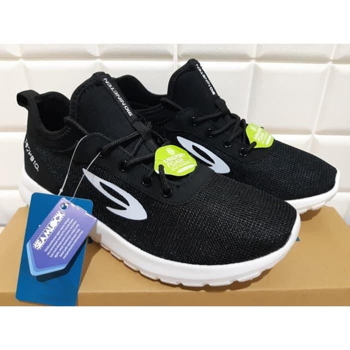 ORIGINAL Sepatu Running / Sneakers 910 NineTen Yasei 1.5 Hitam / Putih