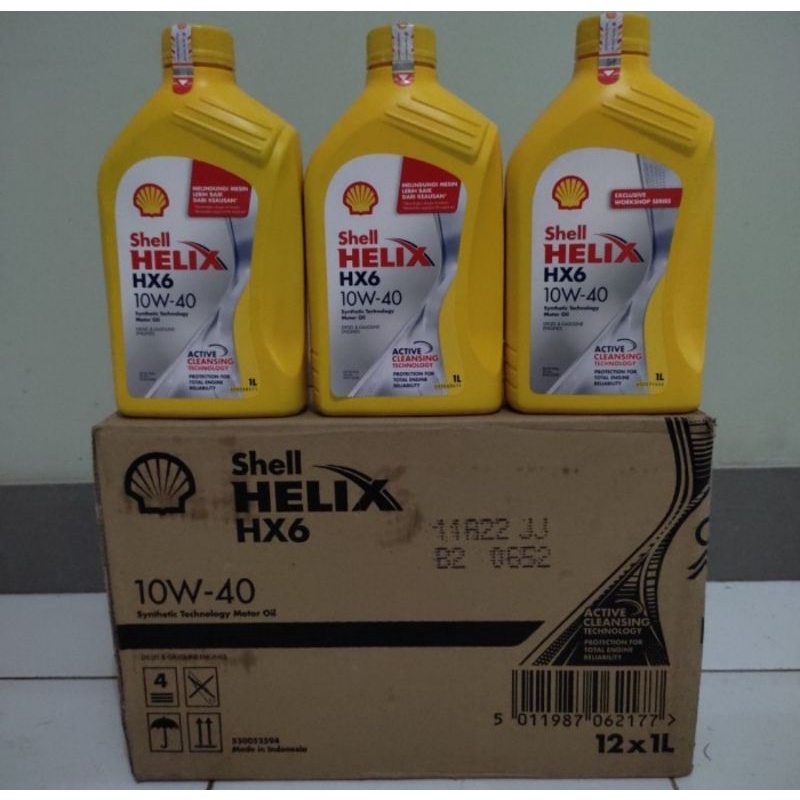 OLI SHELL HX6 10W_40 1 LITER ORIGINAL