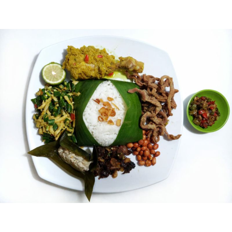 

Nasi ayam betutu + Tum