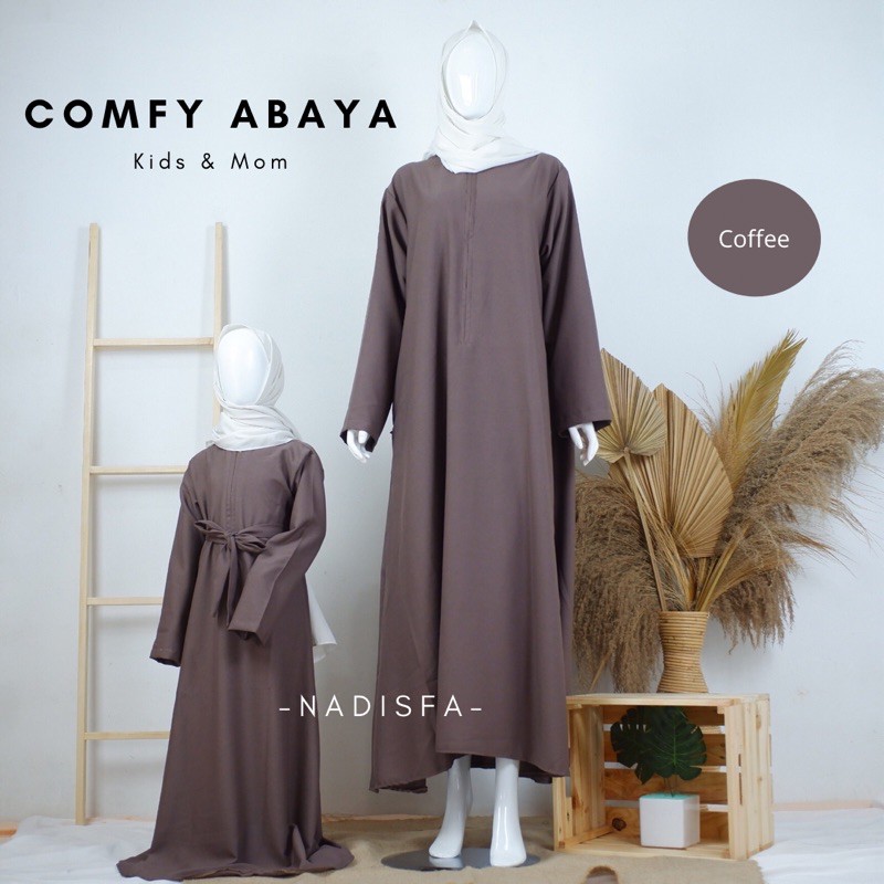 MINI COMFY ABAYA BAYI ANAK DAN REMAJA