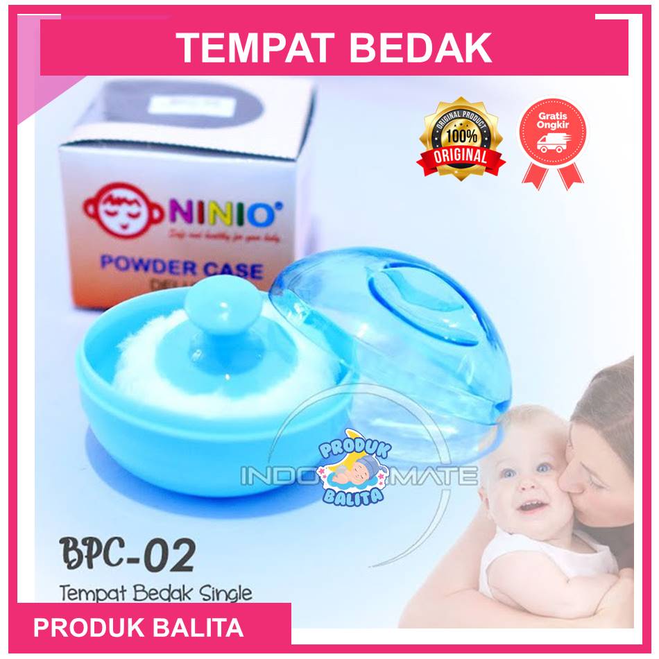 Tempat Bedak Bayi Single Ninio Tempat Bedak Baby Powder Ninio Terlaris