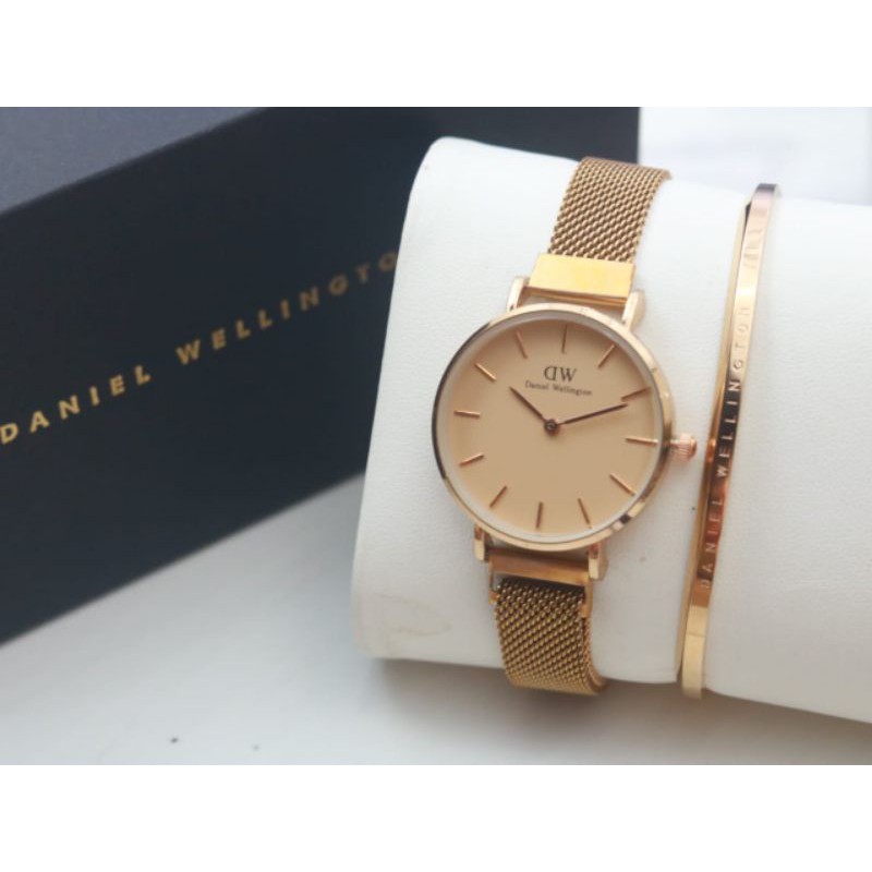 [FREE GELANG] 10 Warna Jam Tangan Wanita DW Rantai Pasir Magnet Plus Box Exlusive